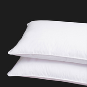 五星酒店宾馆床上用品羽绒枕芯枕头，单边鸭绒枕，48*74白色软枕芯
