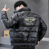 男士羽绒棉服冬季外套韩版潮流，亮皮棉衣休闲百搭保暖加厚立领棉袄