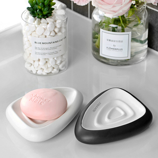 瑞士品牌SPIRELLA石头ETNA创意哑光陶瓷香皂盒沥水肥皂盒手工皂盒