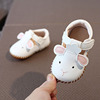 春秋季女宝宝鞋子0-1-2岁小童，公主单鞋婴幼儿学步鞋软底皮鞋