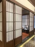 新中式屏风隔断实木花格门窗客厅现代简约入户玄关日式镂空木格栅