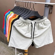 2024夏季男士休闲短裤，糖果色五分裤男十色，外贸沙滩裤k02