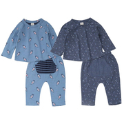 男宝宝春装婴幼儿韩版套装，0一2岁婴儿春秋外出两件套春季婴童衣服