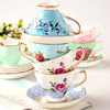 欧式骨瓷咖啡杯套装下午茶茶具创意，陶瓷英式红茶杯碟套装家用轻奢