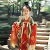 中国风超仙唐装古风汉服，女童古装儿童，公主女孩春秋连衣裙表演拍照