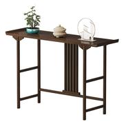 新中式玄关桌实木靠墙窄桌子边桌长窄长条案台客厅条案供桌玄关柜
