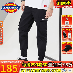 dickies多袋工装裤男潮牌情侣春季耐磨休闲慢跑裤子黑色8938