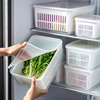 日本冰箱收纳盒塑料沥水，保鲜盒抽屉式大容量，水果蔬菜密封储存盒