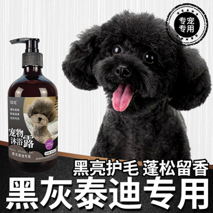 黑色泰迪狗狗专用沐浴露灰色贵宾犬去屑止痒留香宠物洗澡香波浴液