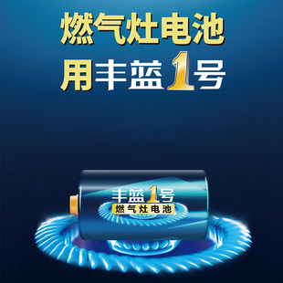 南孚丰蓝1号电池燃气灶电池大号热水器电池R20煤气炉一号电池1.5V