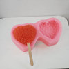 创意DIY立体爱心玫瑰花冰激凌雪糕模具食品硅胶 玫瑰花巧克力模具