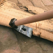 木工锛子精钢铸造的倒装园艺锛子多功能工具手柄锄地刨地起钉