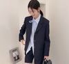 韩国女装 Partysu 2023春款 Lilac帅气短款西裤正装裤
