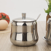 304不锈钢调味罐辣椒瓶家用调料盒厨房用品装盐罐单个小油罐创意