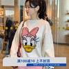 韩国直邮2023年冬装minsshop可爱甜美圆领，卡通动漫宽松长袖，毛衣女(毛衣女)