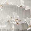 玻璃飞鸟造型艺术灯LED酒店水晶吊灯免费设计客厅卧室吊灯
