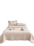 定制欧式双面纯棉绗缝夹棉床盖床单床垫榻榻米沙发垫多功能夏凉被