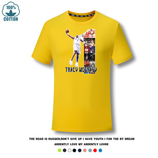 麦迪1号T恤球衣篮球运动麦蒂短袖男女上衣服T-MAC大码火箭纪念衫