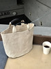 通勤方便帆布水桶包女补习装书手拎包装饭盒，袋上班用ins手提布包