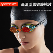speedo速比涛泳镜高清防水防雾专业男女士，竞速游泳镜竞赛游泳眼镜