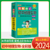 2024新版图解速记初中地理生物合订本知识点速查速记会考中考总复习资料教辅用书基础知识手册大全pass绿卡图书七年级八年级口袋书