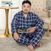 开身加肥加大码男士秋冬棉质，长袖翻领睡衣，5xl胖子肥佬家居服套装