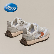 迪士尼夏季镂空网鞋男童鞋，儿童网面运动鞋小学生，中大童鞋女啊甘鞋