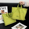 磨砂草绿色衣服袋子包装袋塑料，服装胶袋加厚袋，手提购物袋