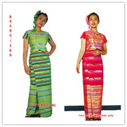 少数民族服装民族风，女装傣族生活职业装酒店制服舞演出服一套