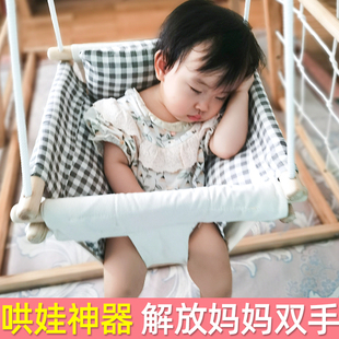 儿童荡秋千室内家用户外庭院幼婴儿小孩吊篮室外宝宝小型支架吊椅