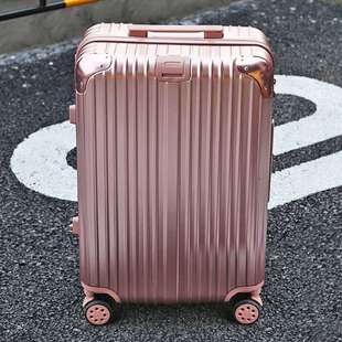 行李箱女拉杆箱子旅行密码箱包男学生韩版ins潮流铝框大号大容量