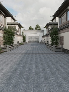 中式复古庭院地砖300x600室外院子花园阳台露台1.2防滑仿古砖瓷砖