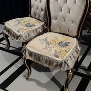 欧式餐椅垫椅套高档桌旗奢华布艺客厅椅垫茶几电视柜餐桌布定制