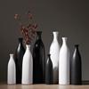 日式黑白现代简约花瓶摆件时尚客厅卧室家居软装饰品创意摆设