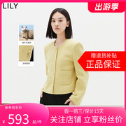 甄选lily2024春女装复古小香风优雅气质，通勤短外套女