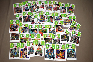 动漫周边七龙珠漫画封面全套42张大合集铁盒，lomo照片小卡片