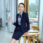 职业装女装长袖西装套装女士西服正装面试工作服大码修身女工装