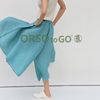 ORSOtogo阔腿裤褶皱褶a型通勤纯色a字裙裤设计师品牌女装大码宽松