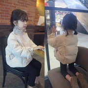 女童冬装棉服2021儿童，宝宝韩版洋气时髦短款面包服棉袄外套潮