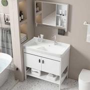 洗衣盆太空铝落地浴室柜，组合水池智能镜，陶瓷一体台盆卫生间搓衣板
