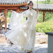 汉服女中国风古装超仙气，飘逸襦裙改良古风套装，日常可穿学生演出服