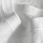 新疆棉 重磅白色厚实短袖恤 纯色宽松男女基础春季打底