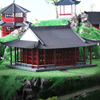 中式仿古建筑模型苏州园林场景，沙盘摆件结构装饰玩具江浙风格房子