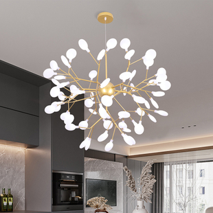 萤火虫吊灯北欧风轻奢现代简约客厅，灯具创意个性，餐厅浪漫卧室灯饰