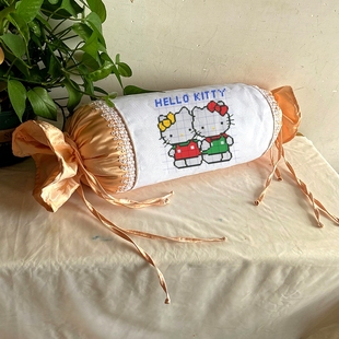 十字绣印图糖果枕套件卡通动物植物人物设计订做生肖玫瑰情侣
