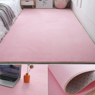 地毯卧室床边毯满铺少女，房间大面积毛毯长方形地垫，客厅地毯茶几毯
