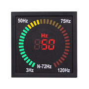 N-72HZ 交流频率信号指示灯72方形转盘LED数显Hz频率表头 3-120Hz