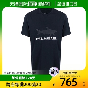 香港直邮paul&sharklogo印花t恤21411019