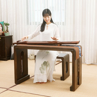 中式桐木古琴桌凳共鸣琴桌实木，古筝桌子抄经专用书法国学桌禅意桌
