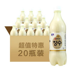 首尔长寿米酒750mL*20瓶韩国进口米酒玛格丽米酒整箱装